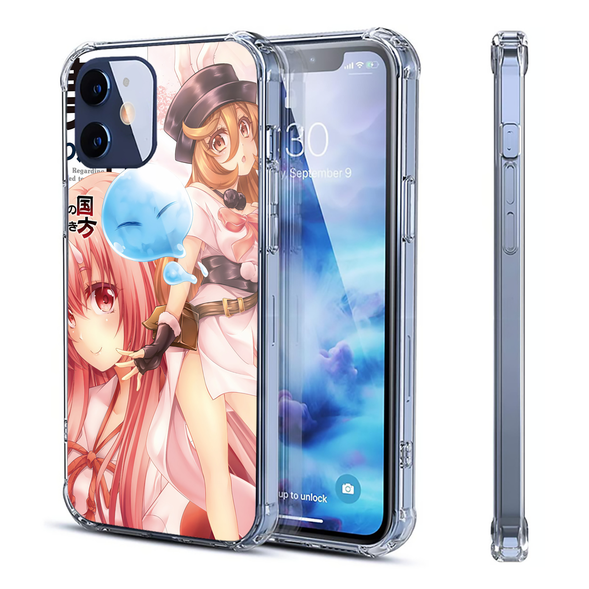 （画像用） 転スラ Regarding Reincarnated to Slime 【iPhone 12シリーズ対応】透明スマホケース（クリアソフトケース）